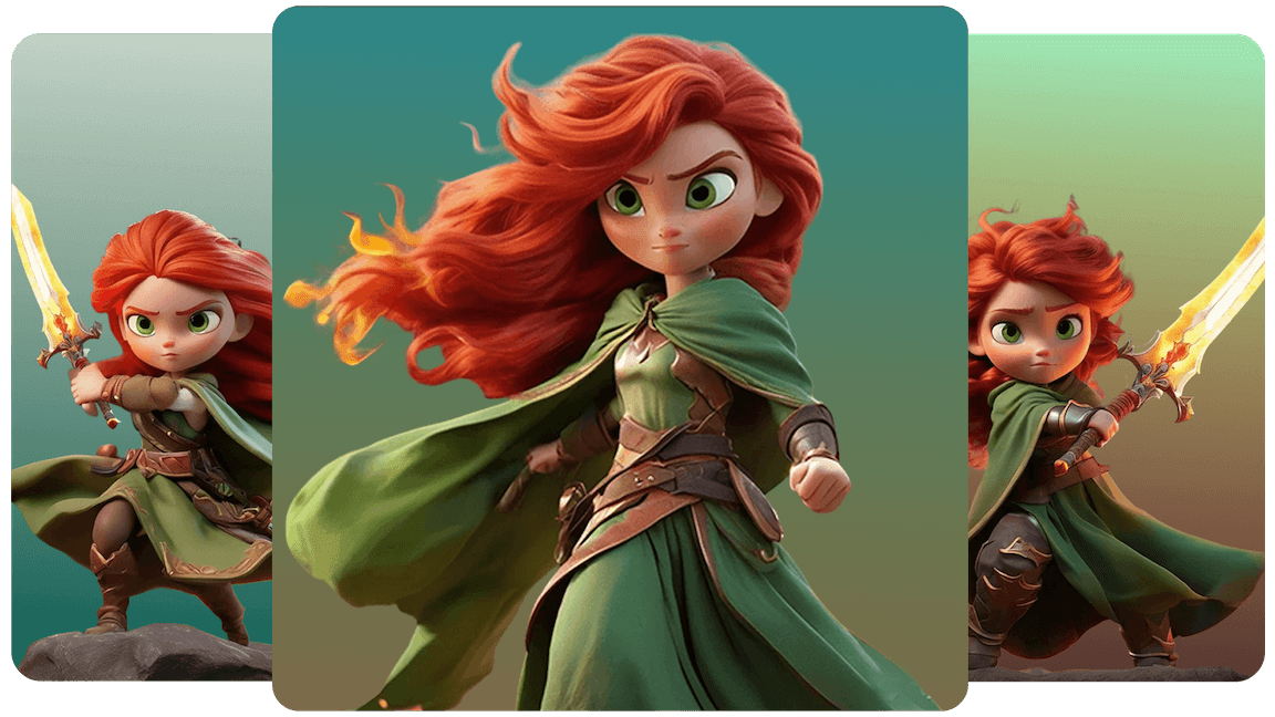 Character illustration from sketch